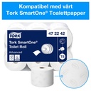 Dispenser Toalettpapper SmartOne Tork T8 Svart