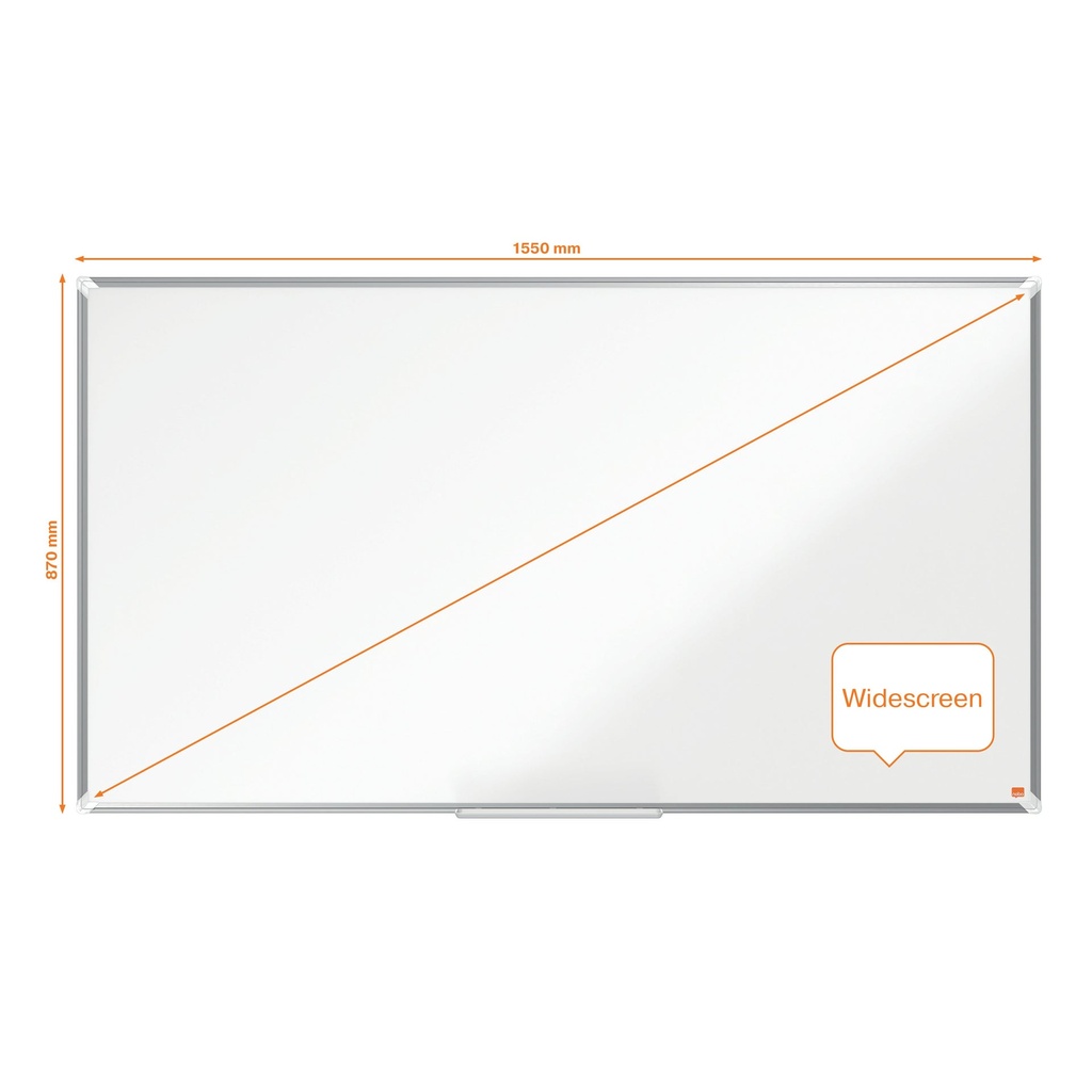 Whiteboard Premium Plus Bred Emalj 70"