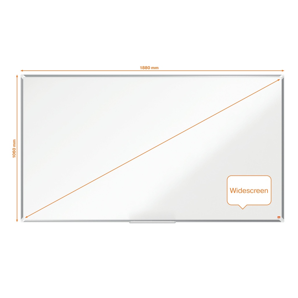 Whiteboard Premium Plus Bred Emalj 85"