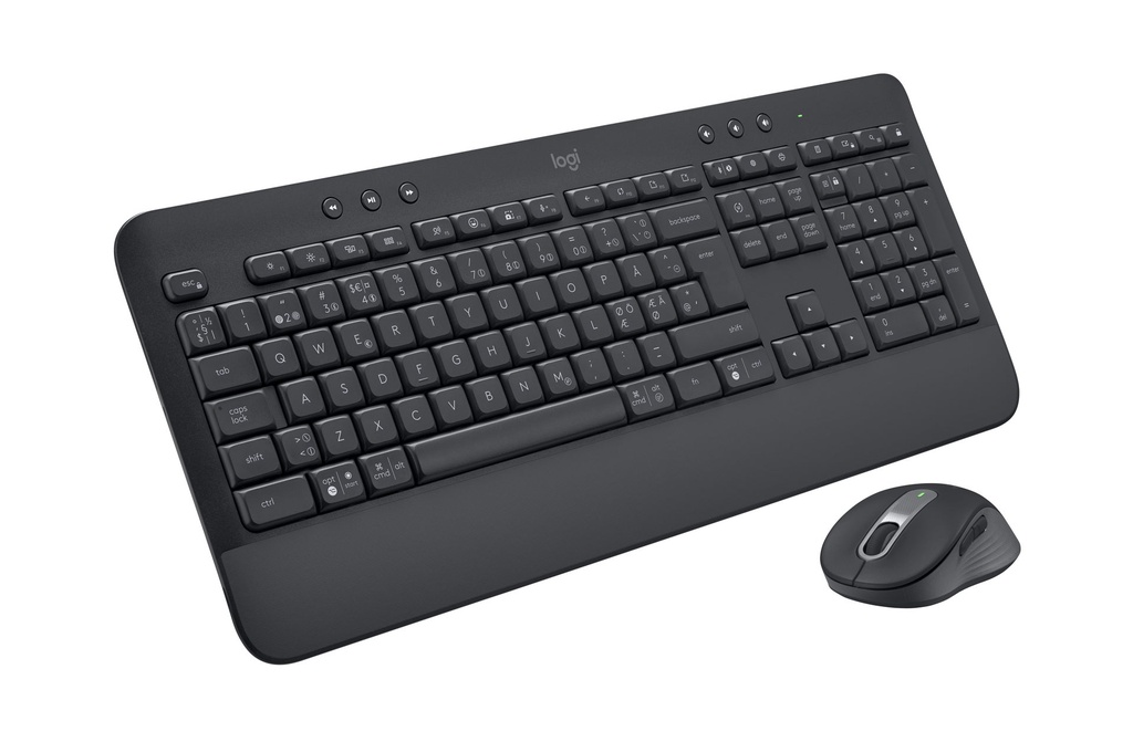 Tangentbord och mus Signature MK650 Graphite