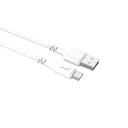 Laddkabel USB-A till USB-C 2.0 2 m vit