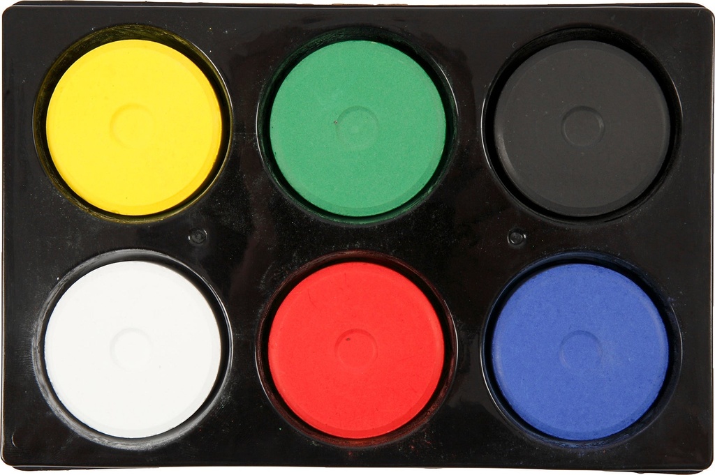 Temperablock 57 mm 6 färger