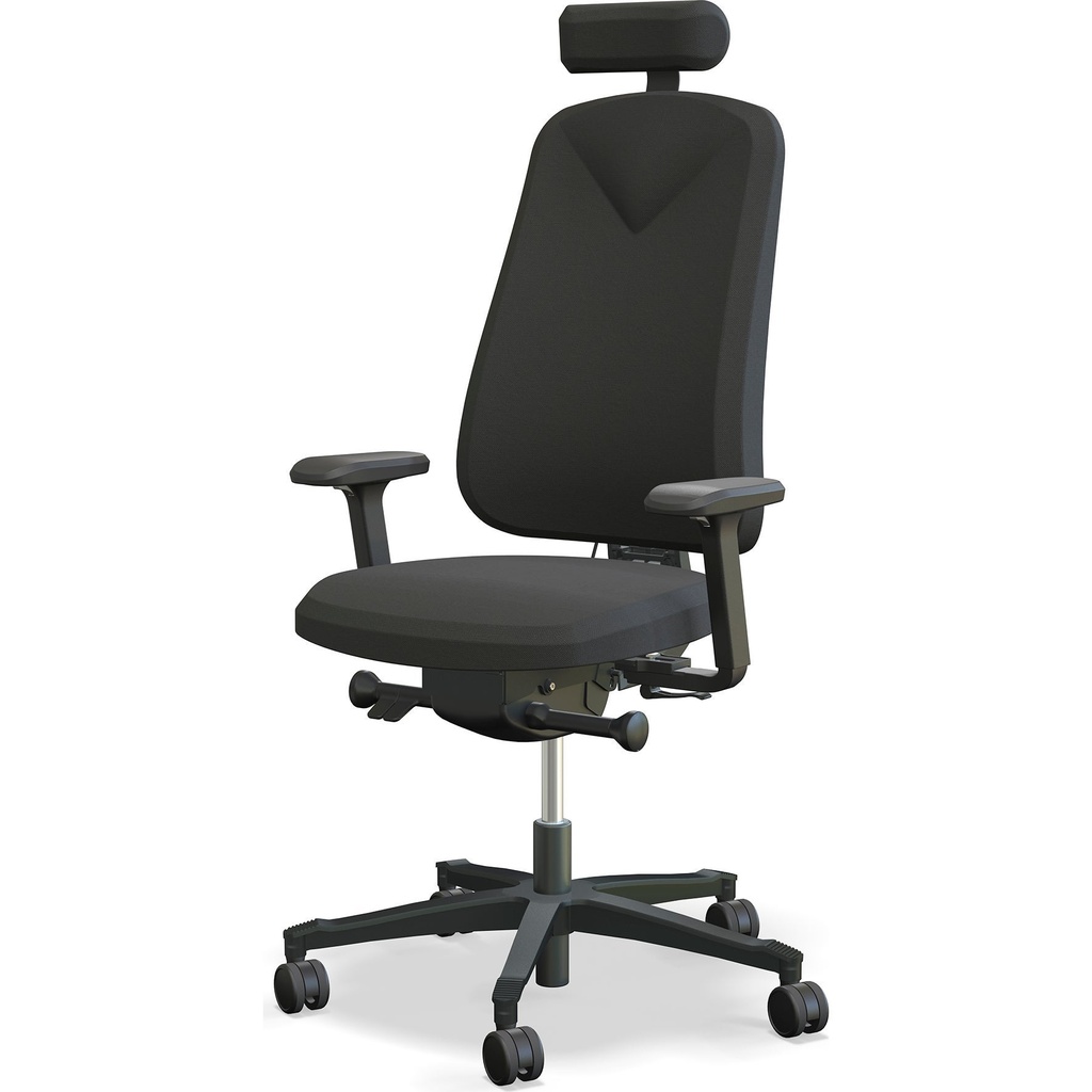 Kontorsstol Höganäs 290 arm/nack svart