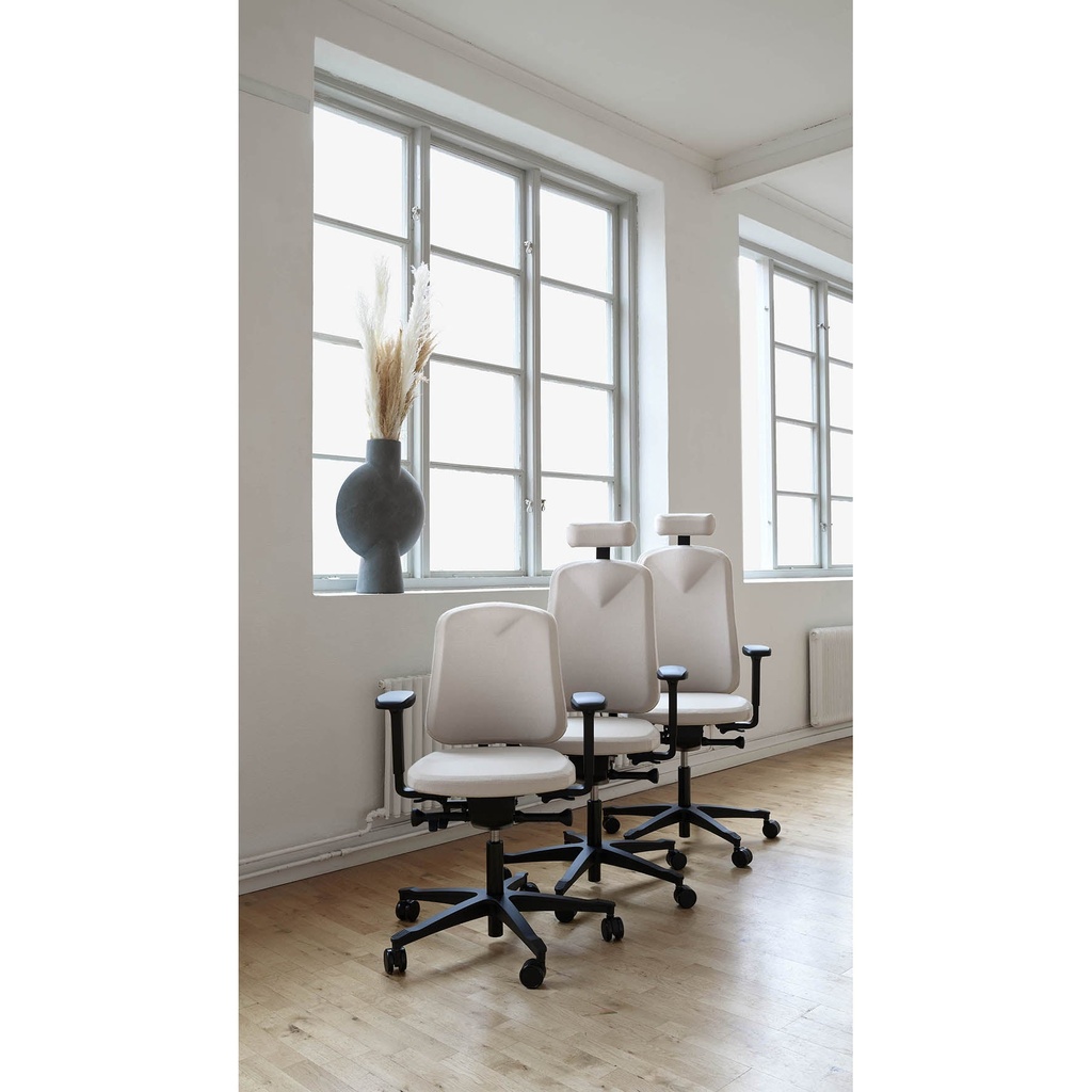 Kontorsstol Höganäs 290 arm/nack svart
