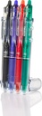 Kulspetspenna Frixion Clicker 07 Mixade färger 4-pack