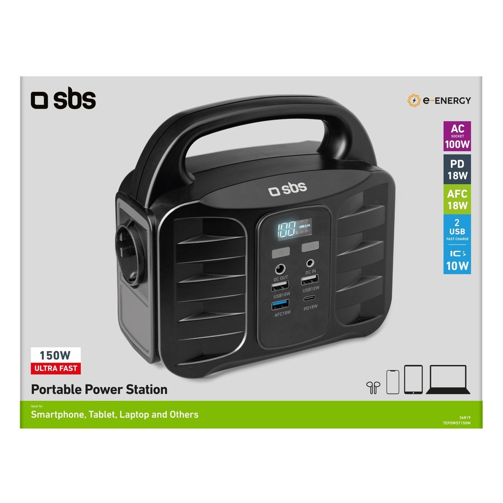 Bärbar kraftstation 150W