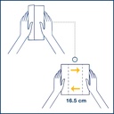Dispenserservett Tork N14 2-lag vit 6x720 st