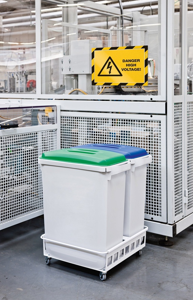 Inforam Duraframe Security A4 gul/svart 2 st/fp