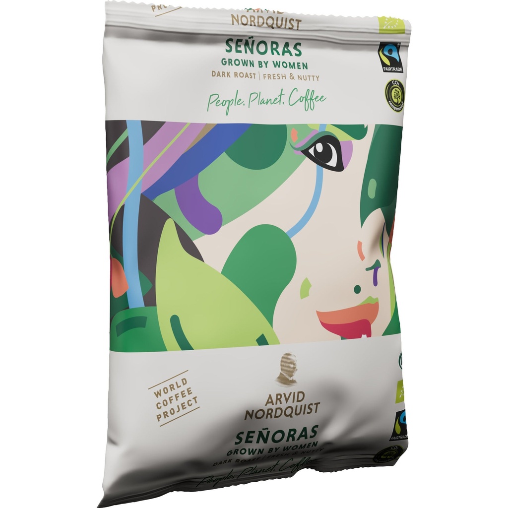 Kaffe Senoras Malet Mörkrost 48x125 g Eko