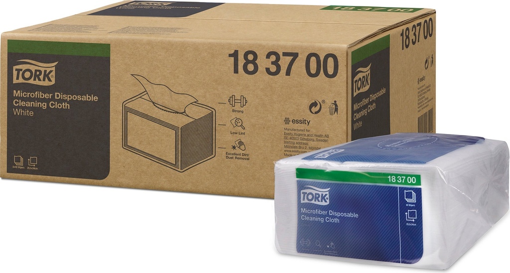 Engångsduk Microfiber Premium 40 st/fp Tork