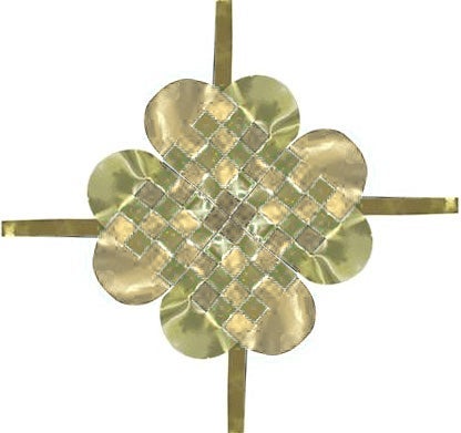 Metallkartong 50x35cm guld 10/fp