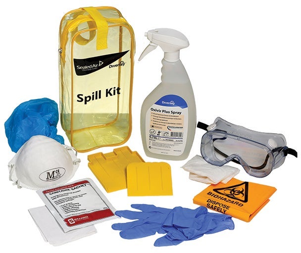 Infektionsförebyggande Nödhjälpskit - Oxivir Body Spillage Kit