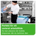 Tork Golvställ W1 vit/turkos