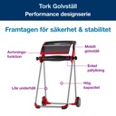 Golvställ W1  Tork röd/svart
