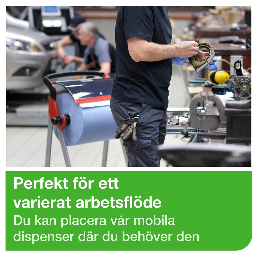 Golvställ W1  Tork röd/svart
