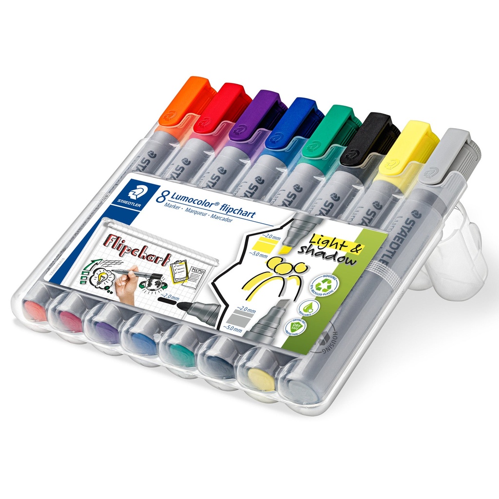 Blädderblockspenna Staedtler 8 st/fp