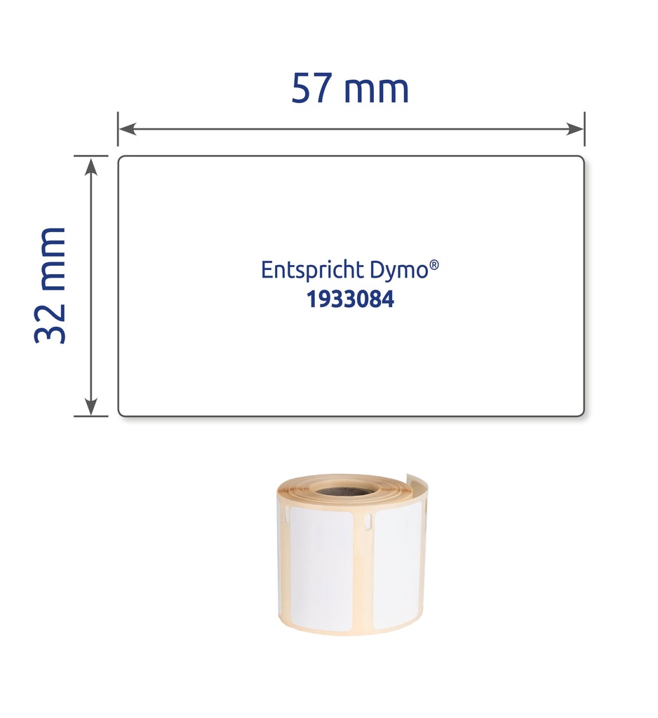 Etikett Avery durable 57 x 32 mm 400 st/fp