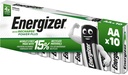 Energizer Laddningsbara Batterier AA 10-pack 2000mAH