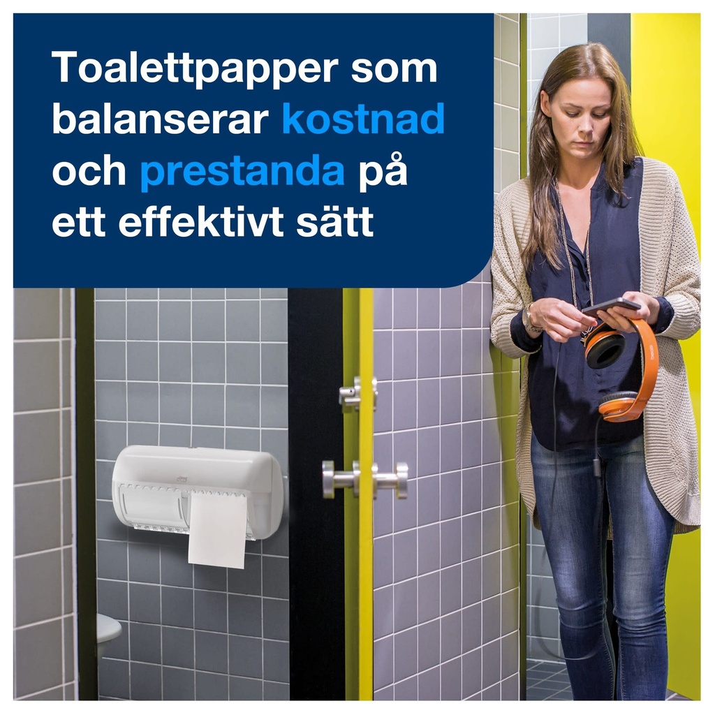 Toalettpapper Universal 2-lager T4 6 rullar/fp
