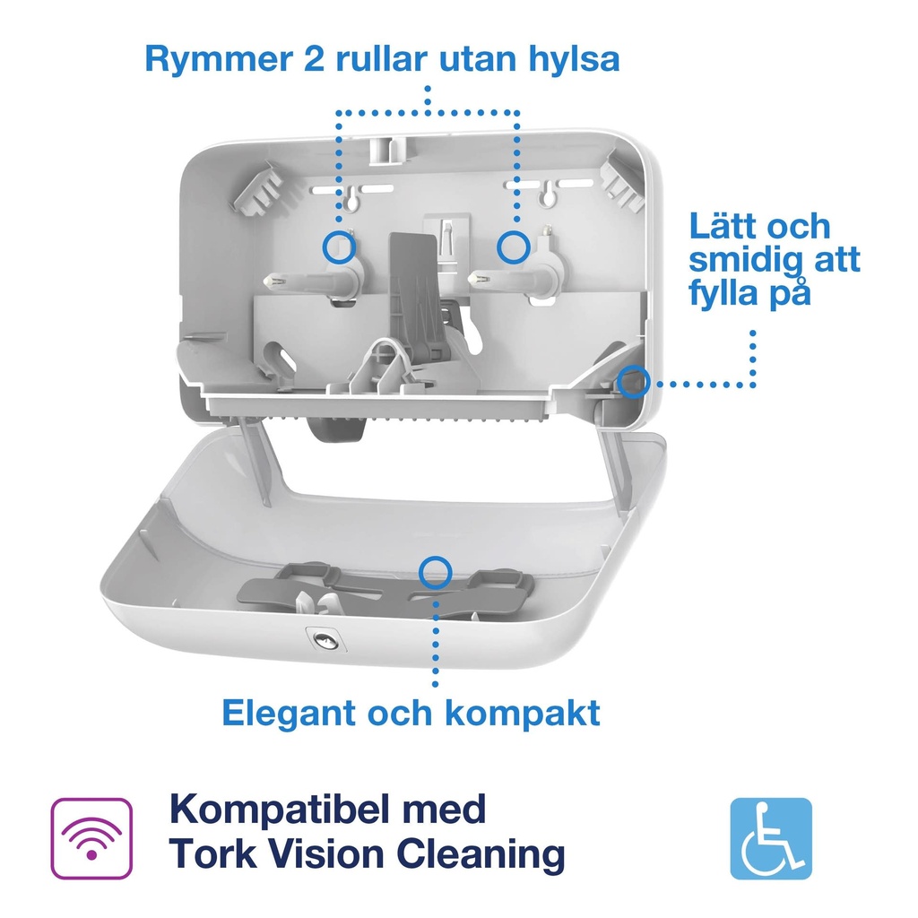 Dispenser OptiServe® T7 Coreless 4 vit
