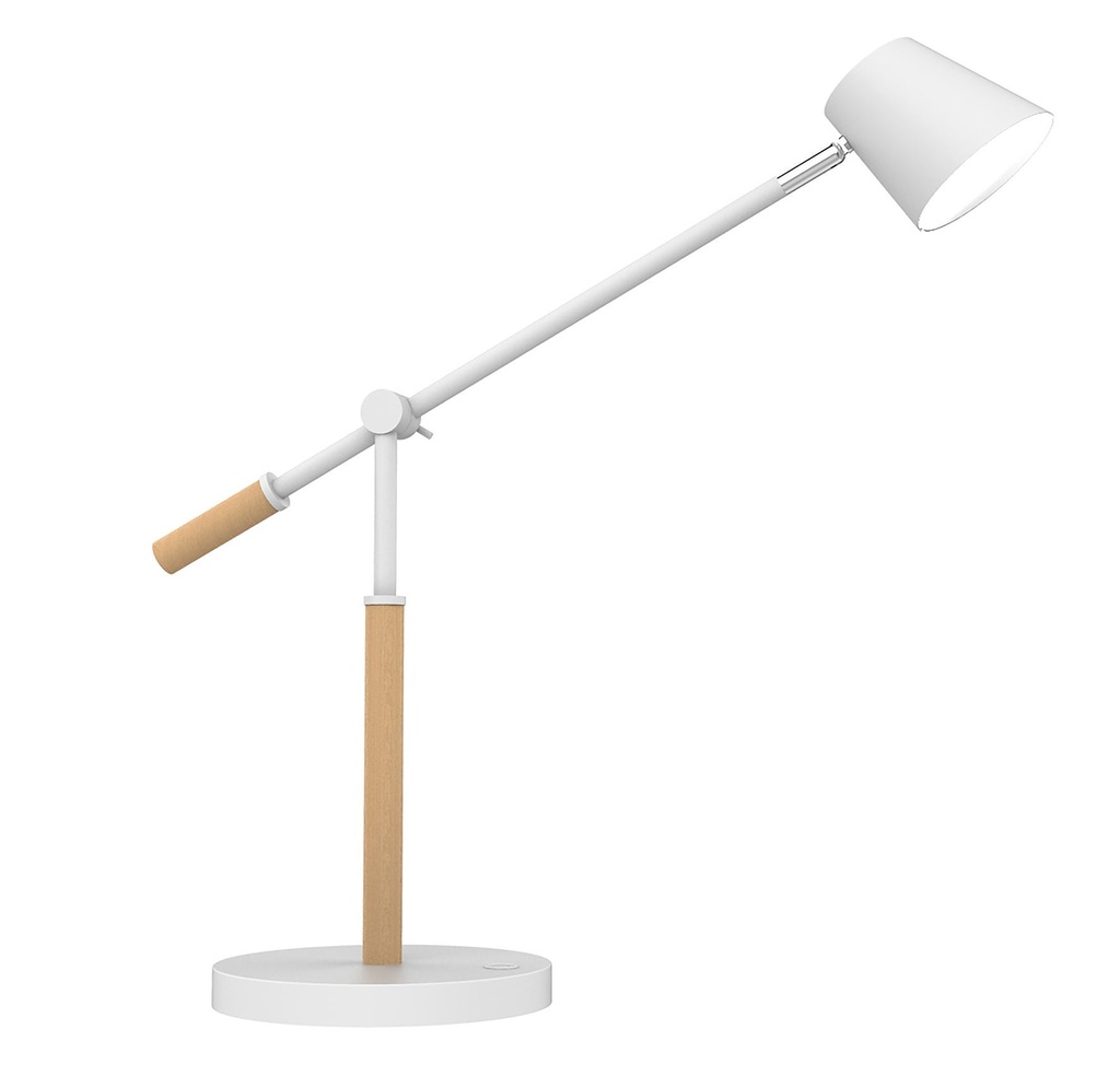 Skrivbordslampa Vicky LED vit