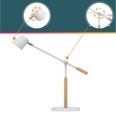 Skrivbordslampa Vicky LED vit
