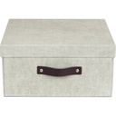 Förvaringsbox Bigso Levi canvas linen