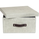 Förvaringsbox Bigso Levi canvas linen