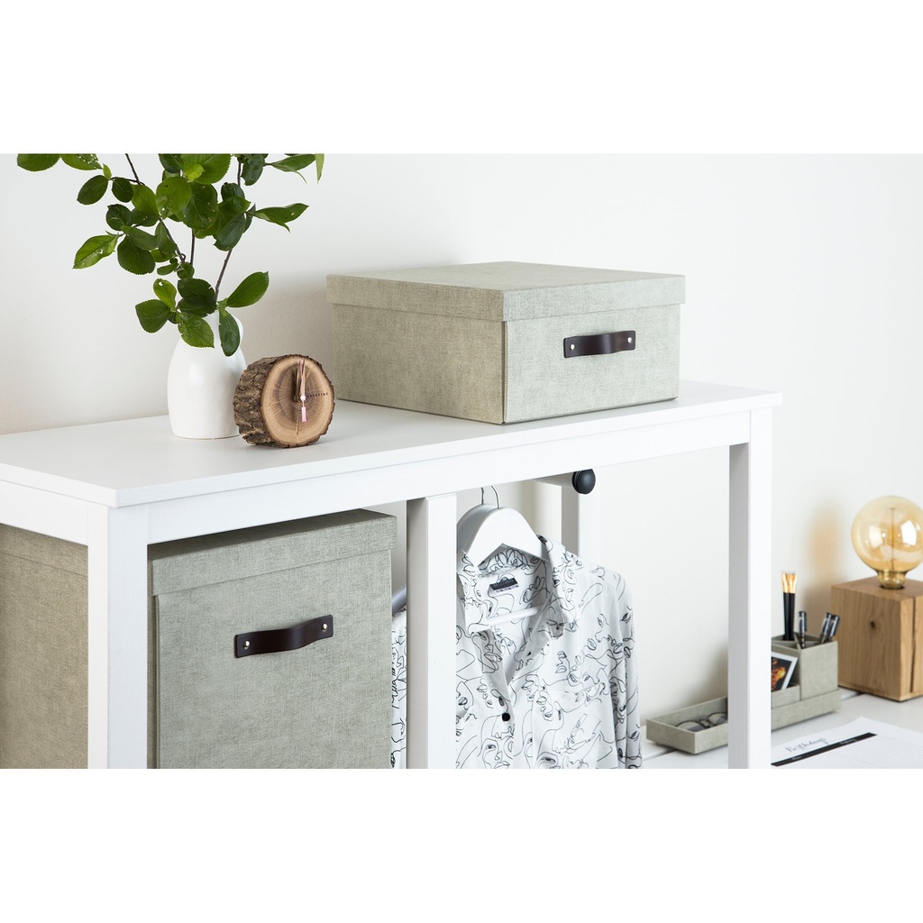 Förvaringsbox Bigso Levi canvas linen