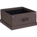 Förvaringsbox Bigso Levi canvas brun
