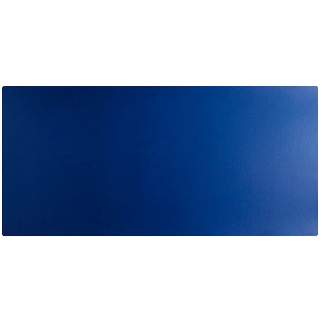 Skrivbordsunderlägg PU 40x80 cm Light blue/navy blue