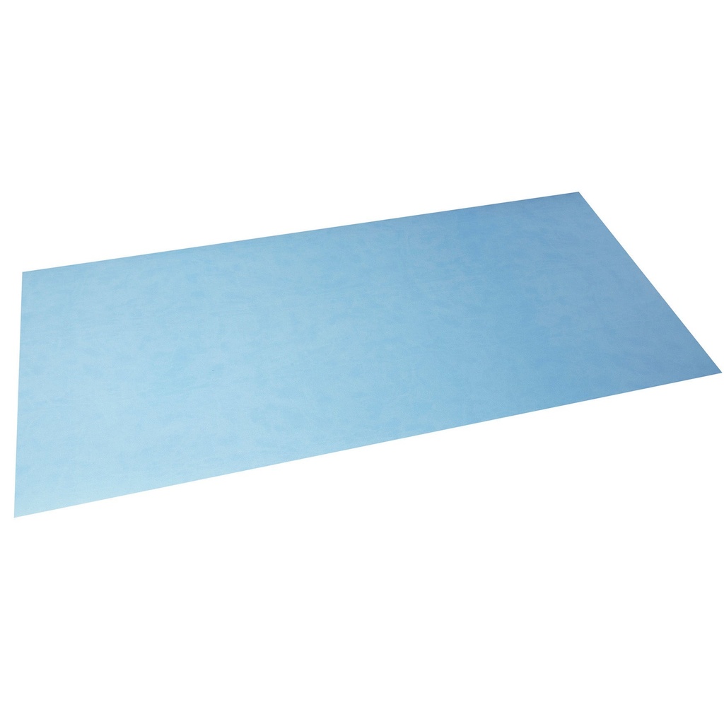 Skrivbordsunderlägg PU 40x80 cm Light blue/navy blue