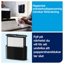 Dispenser Handduk/Servett H2 Tork Svart