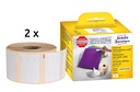 Etikett Avery 57 x 32 mm 1000 st/fp
