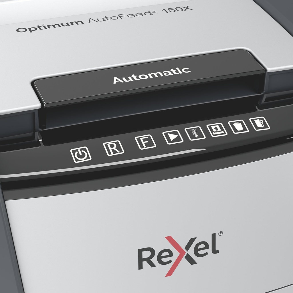 Dokumentförstörare Rexel Optimum AutoFeed+ 150X P4