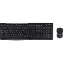 Tangentbord Mus Logitech MK270 Svart