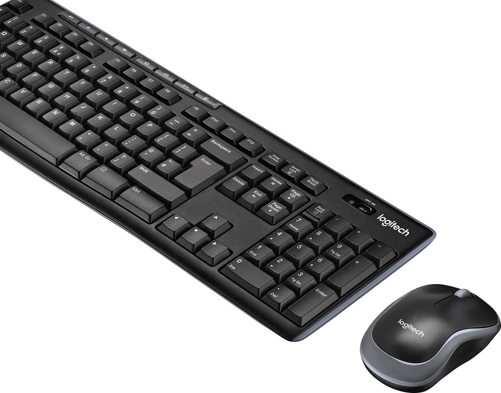 Tangentbord Mus Logitech MK270 Svart