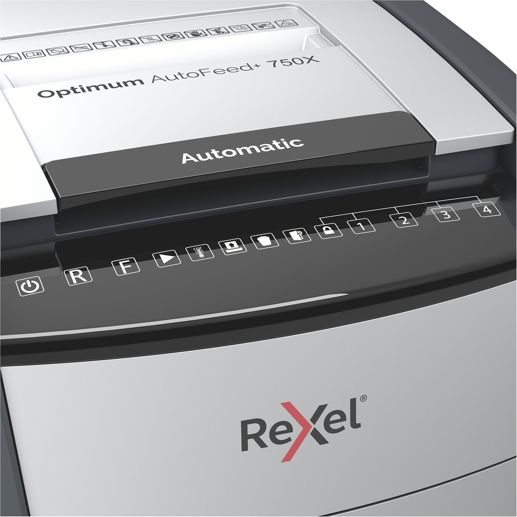 Dokumentförstörare Rexel Optimum AutoFeed+ 750X P4