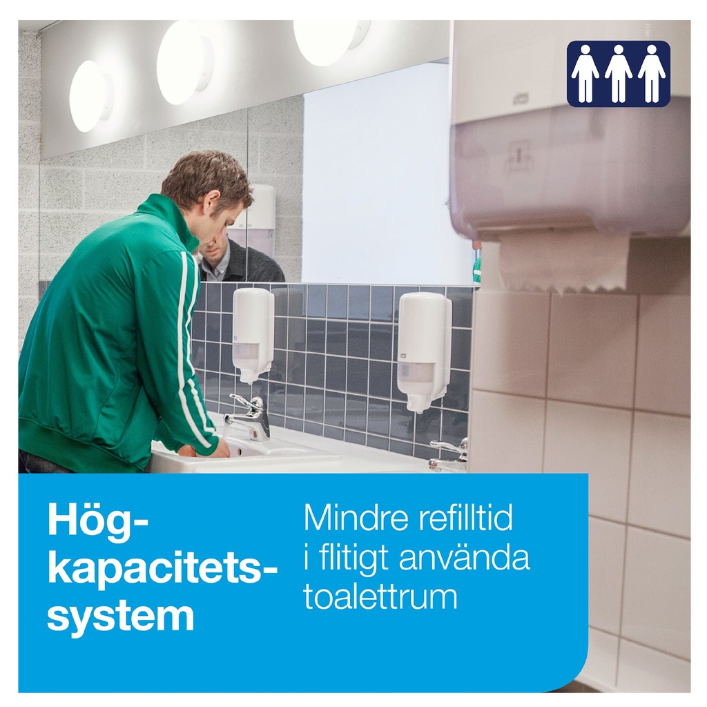 Dispenser Handduk på rulle Tork H1 vit