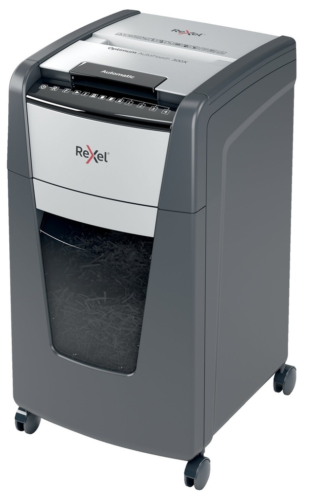Dokumentförstörare Rexel Optimum AutoFeed+ 300X P4