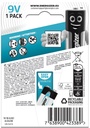 Batteri Max Plus Alkaliskt 9V 6LR61 1-pack