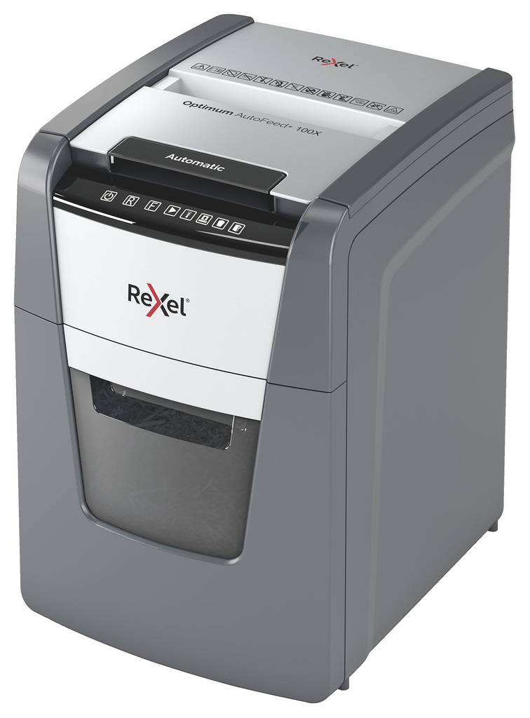 Dokumentförstörare Rexel Optimum AutoFeed+ 100X P4