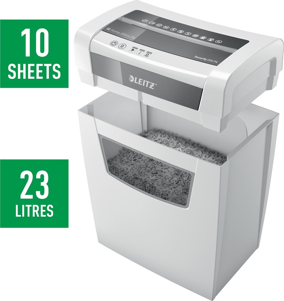 Dokumentförstörare Leitz IQ Home Office P4