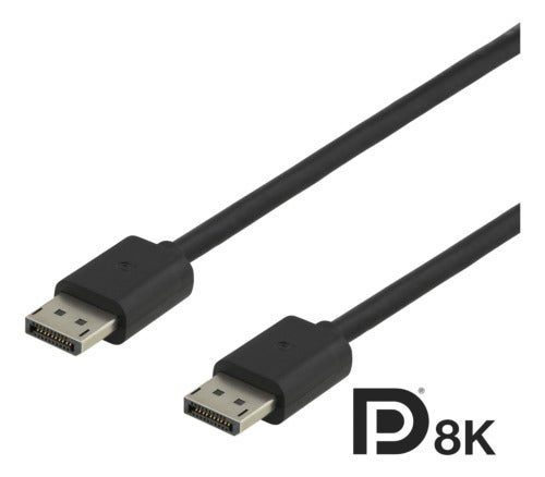 Kabel DisplayPort 1.4 2 m svart