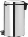 Pedalhink NewIcon Borstadstål  20 liter Brabantia