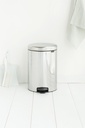 Pedalhink NewIcon Borstadstål  20 liter Brabantia
