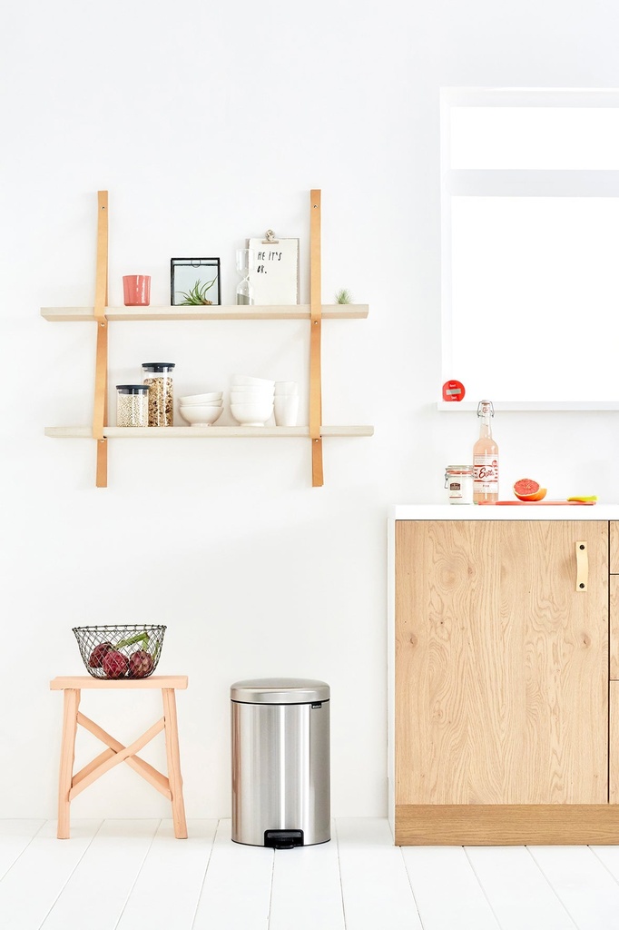 Pedalhink NewIcon Mattstål F.P.P. 20 liter Brabantia