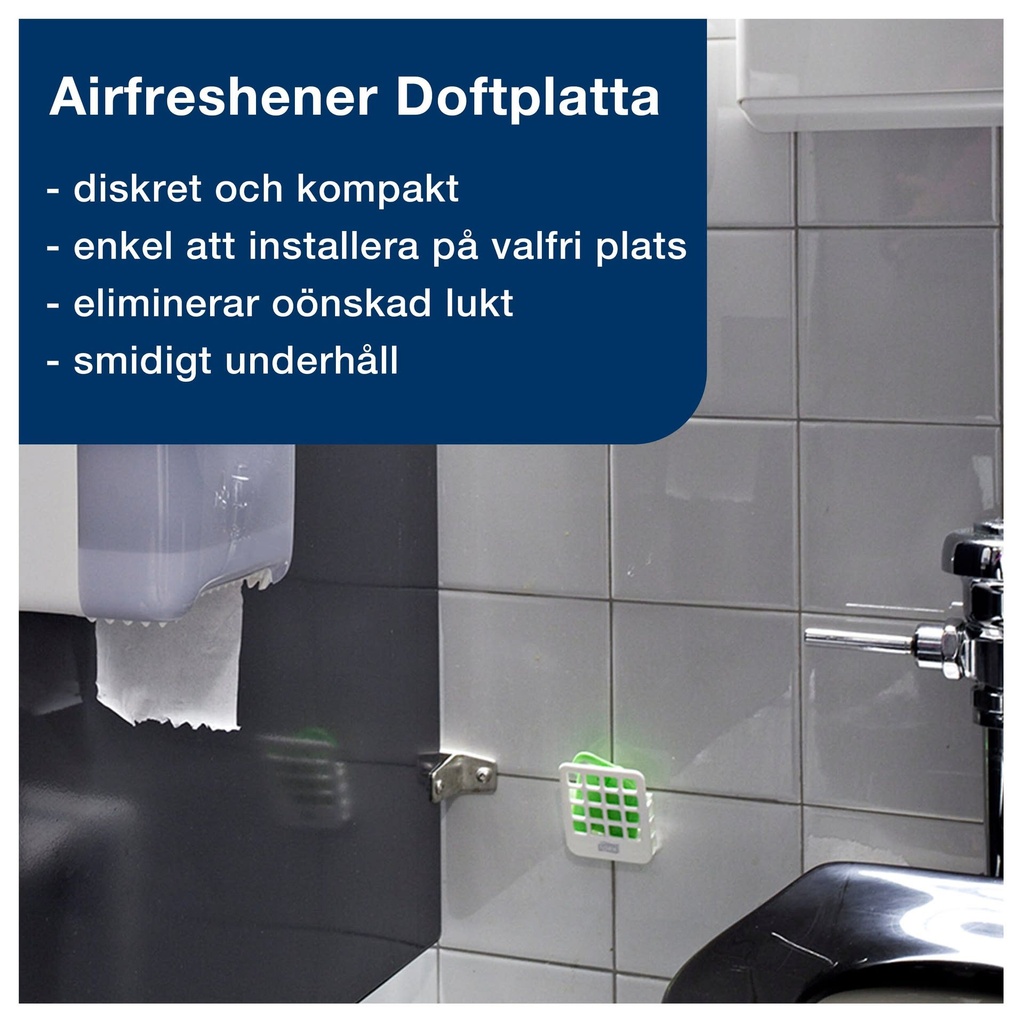 Hållare till Airfresh doftplatta Tork A2 Vit 4 st/fp