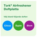 Hållare till Airfresh doftplatta Tork A2 Vit 4 st/fp