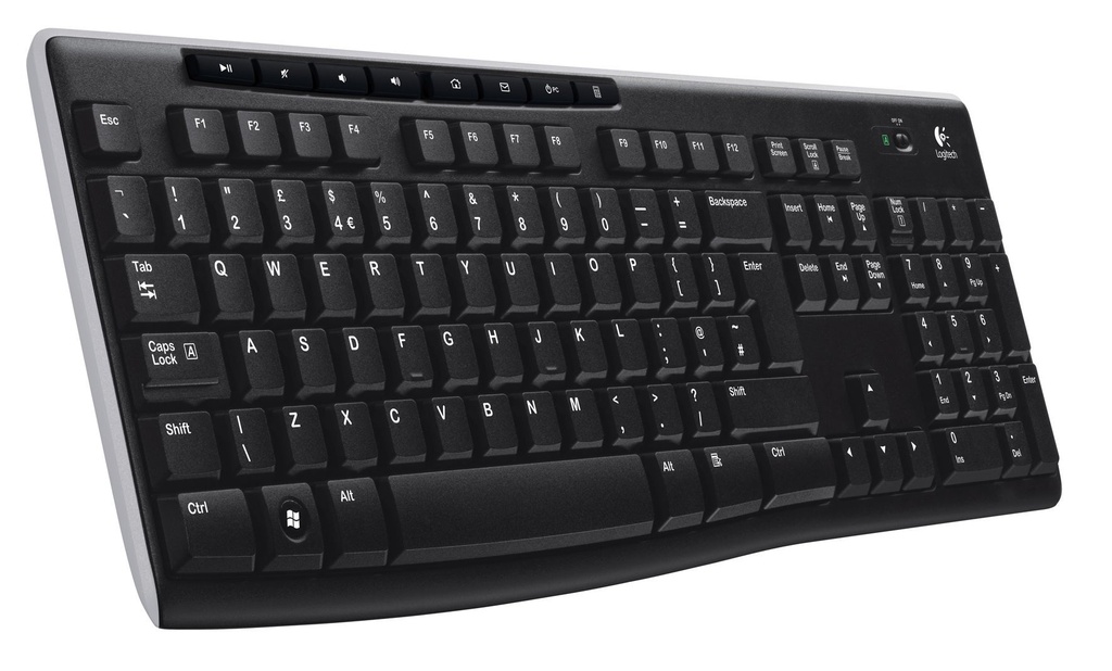 Tangentbord Logitech K270 Svart